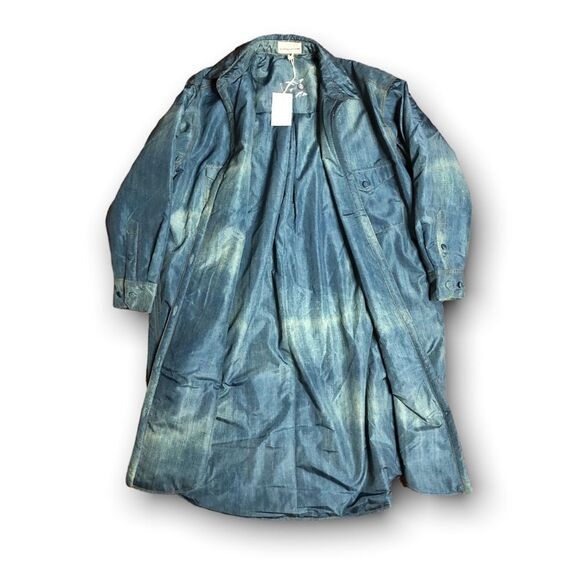 Free People x Mes Demoiselles Coat Drops Puffy Shirt Jacket $445 - Picture 7 of 8